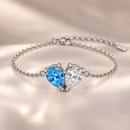 Demi Heart Bracelet - Silver Finish