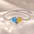 Demi Heart Bracelet - Silver Finish