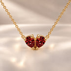 Demi Heart Necklace - Gold Finish