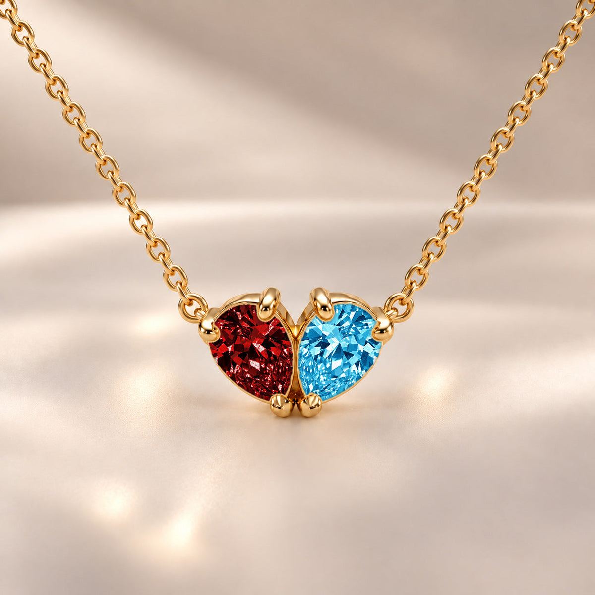 Demi Heart Necklace - Gold Finish