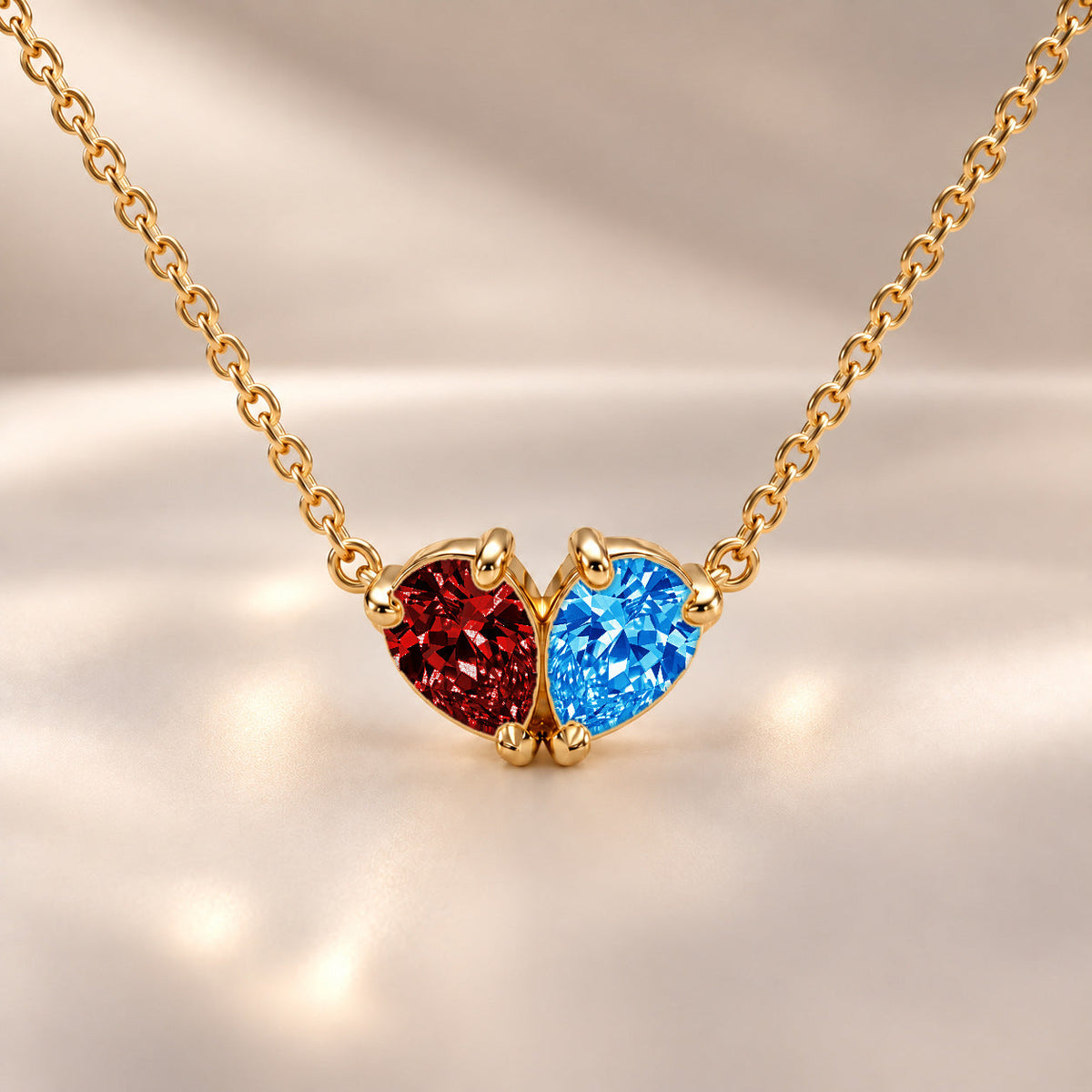 Demi Heart Necklace - Gold Finish