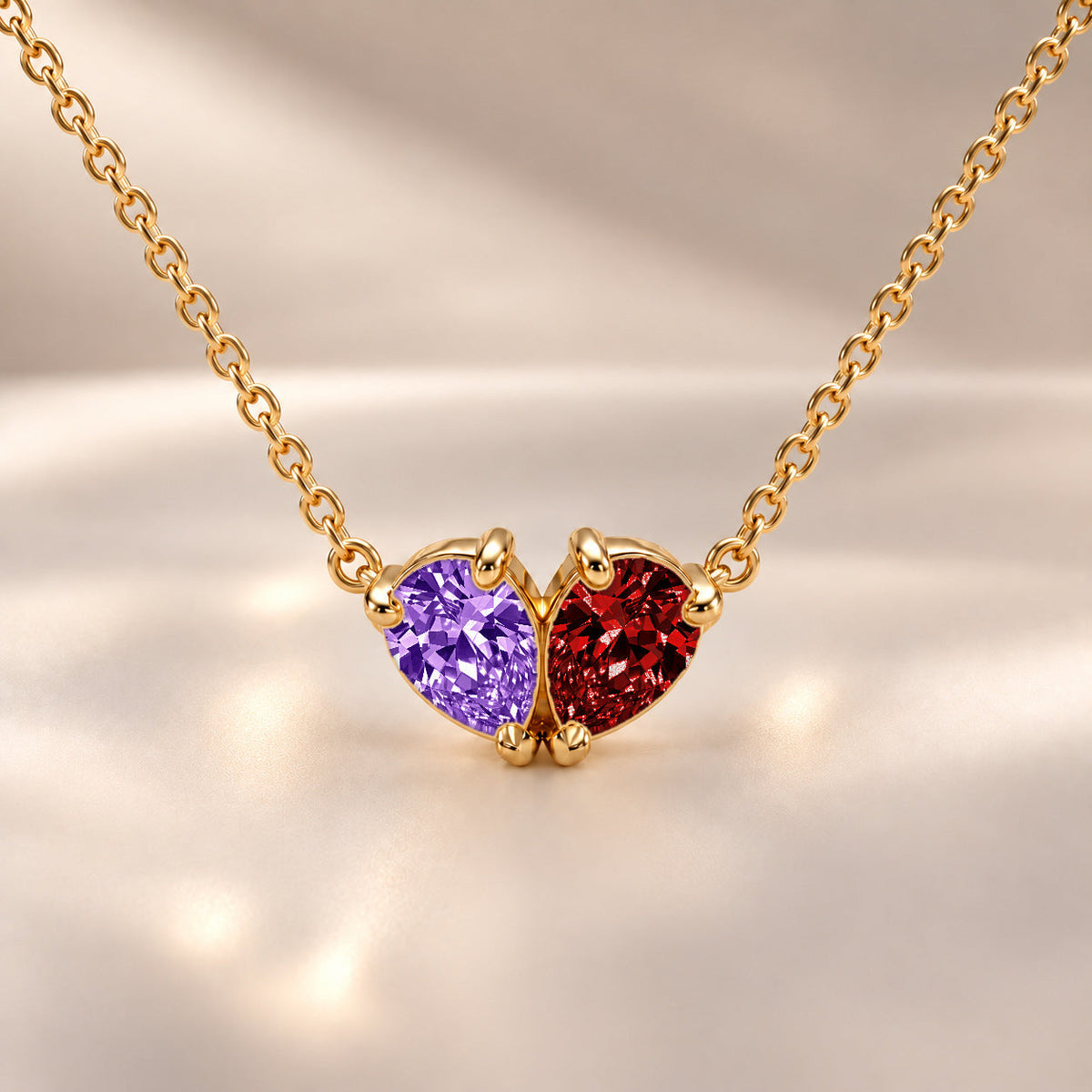 Demi Heart Necklace - Gold Finish