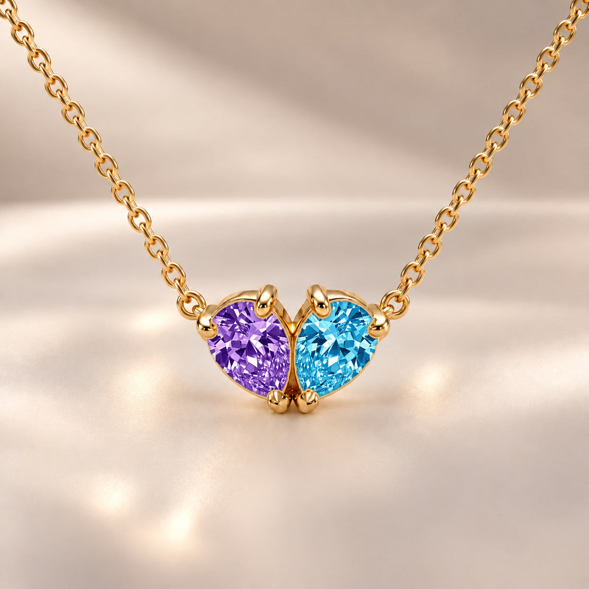 Demi Heart Necklace - Gold Finish