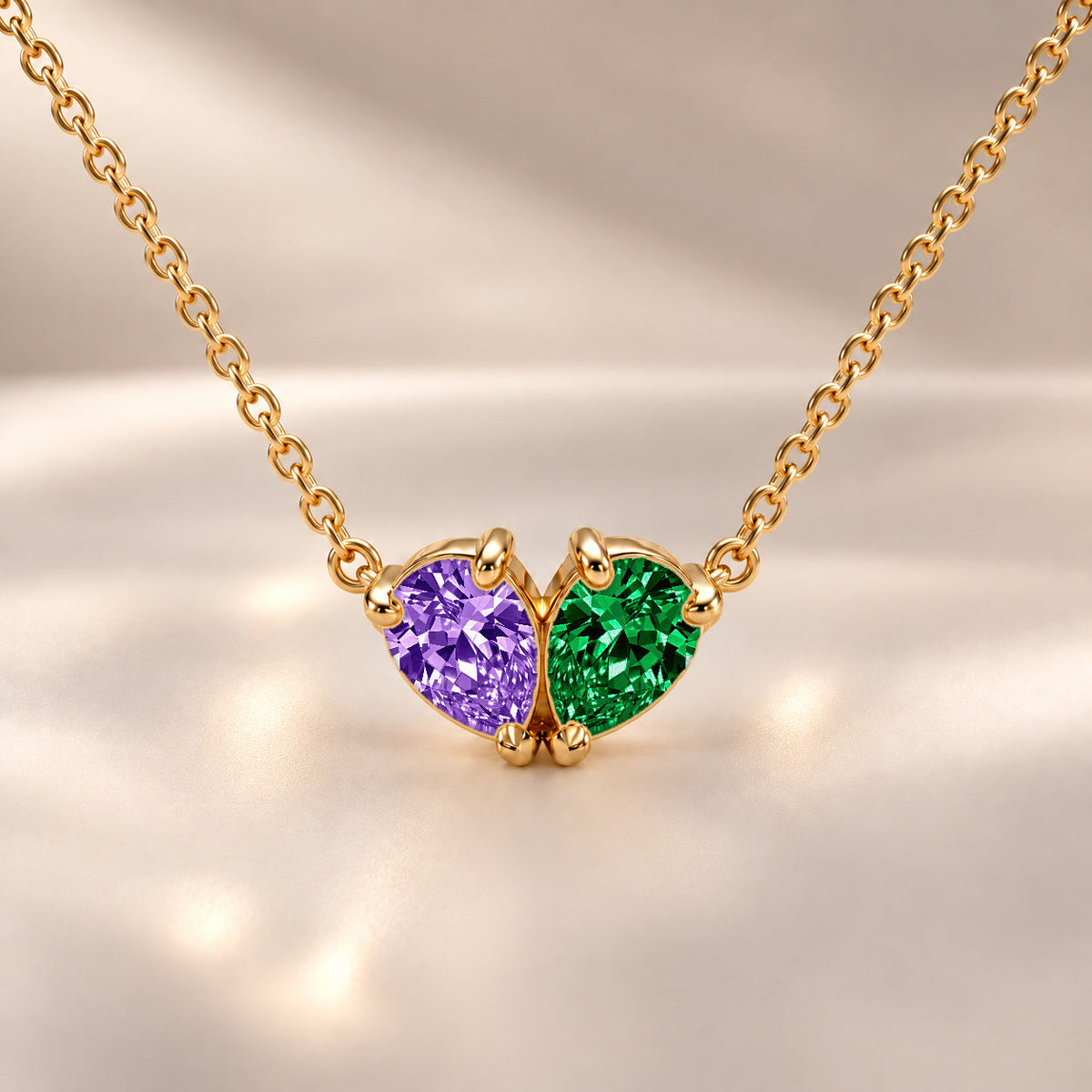 Demi Heart Necklace - Gold Finish