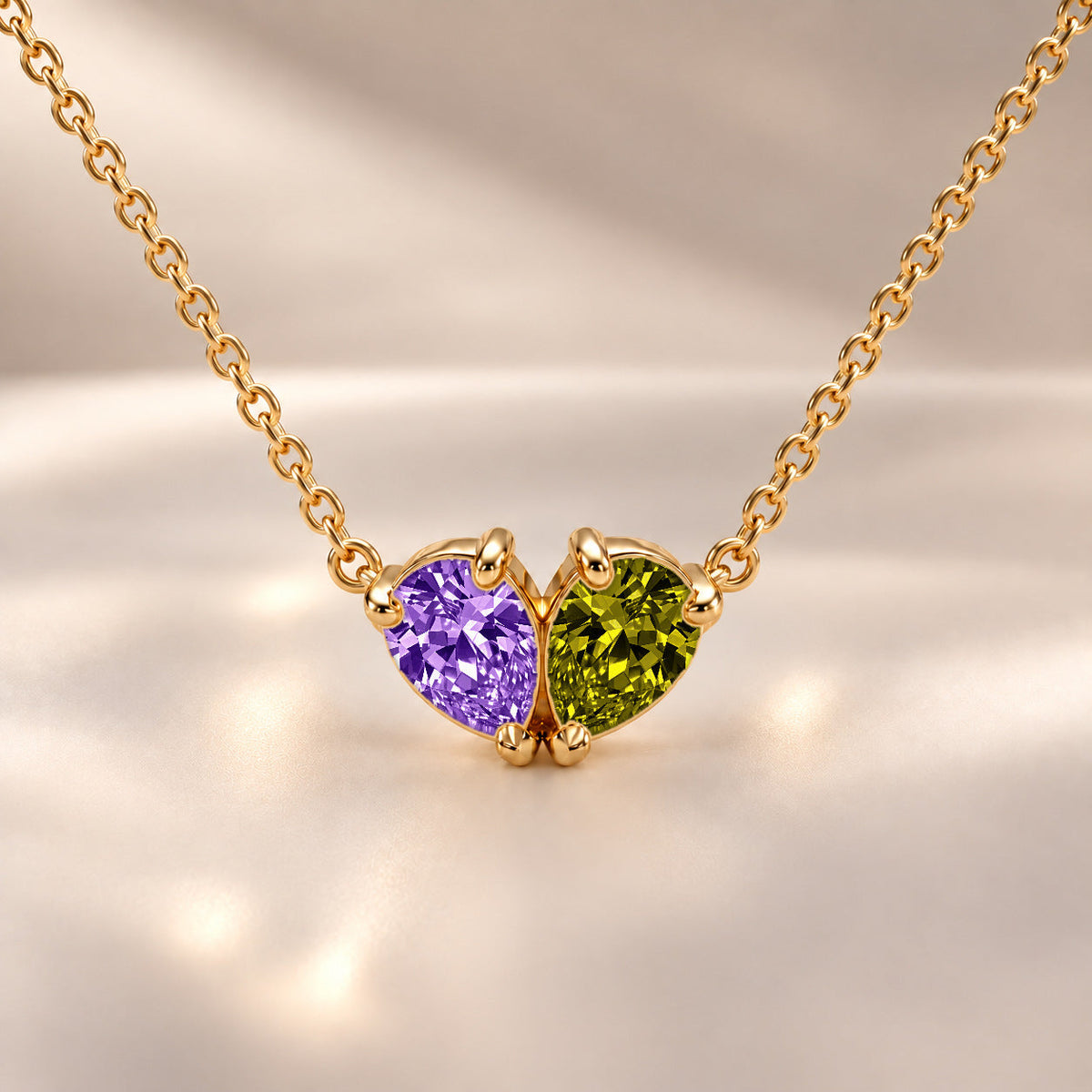 Demi Heart Necklace - Gold Finish
