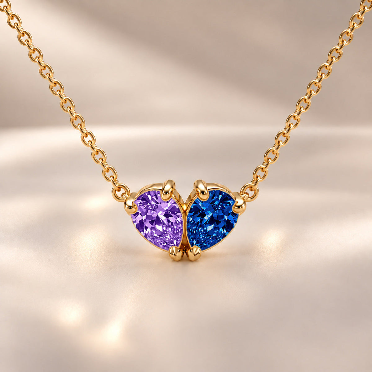 Demi Heart Necklace - Gold Finish