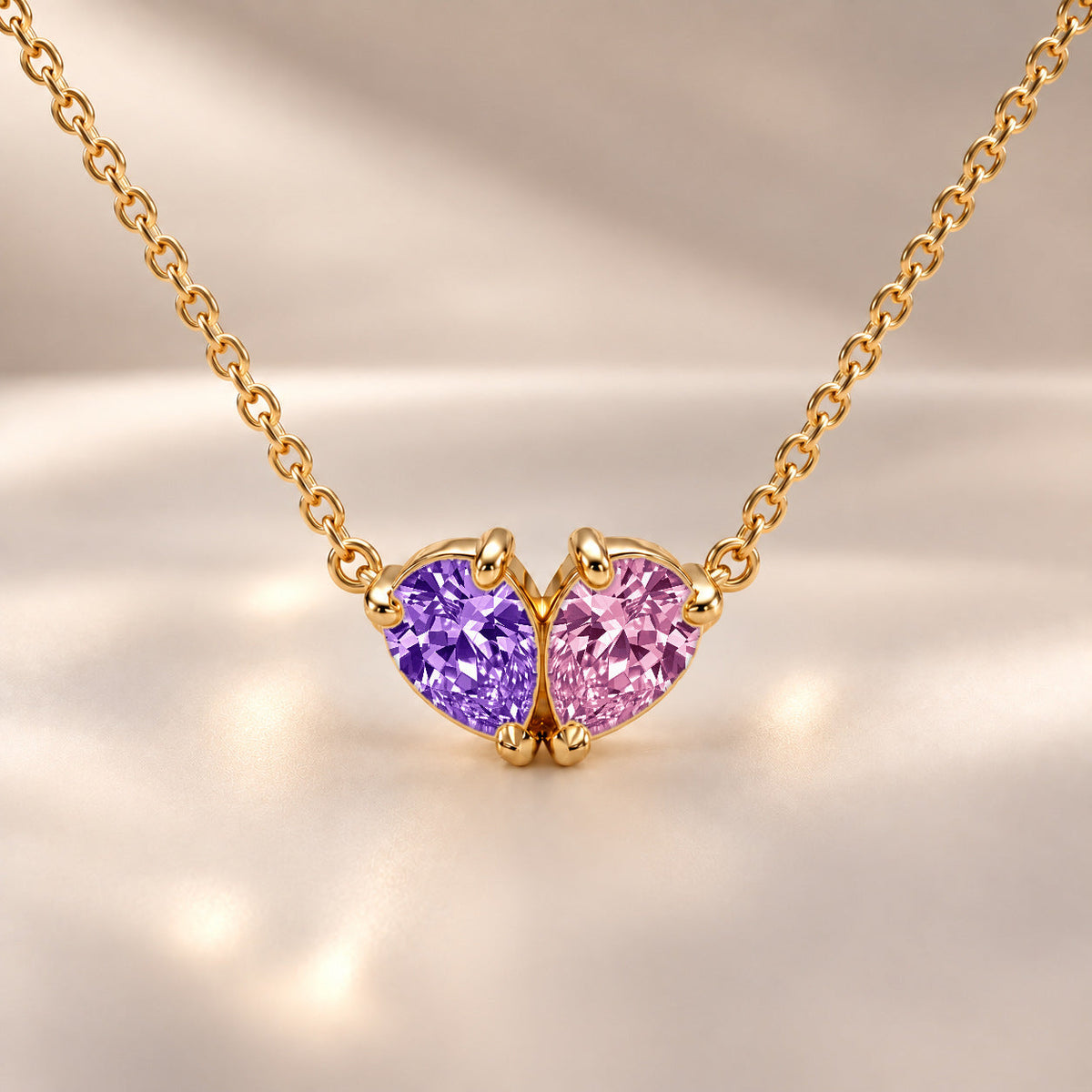Demi Heart Necklace - Gold Finish