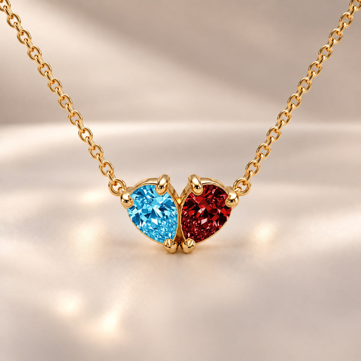 Demi Heart Necklace - Gold Finish