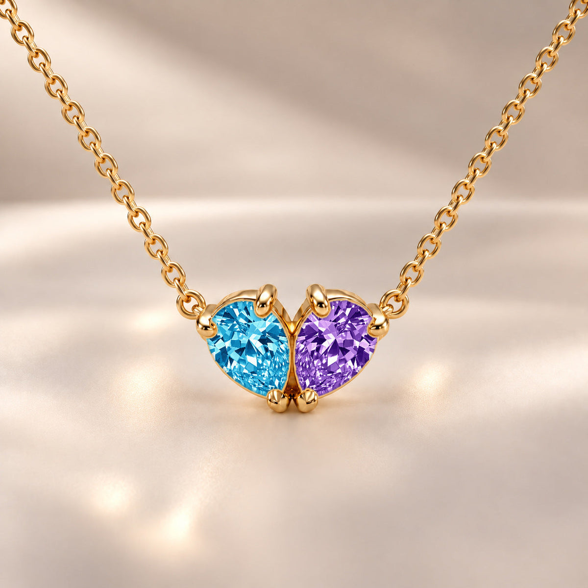 Demi Heart Necklace - Gold Finish