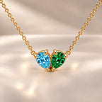 Demi Heart Necklace - Gold Finish