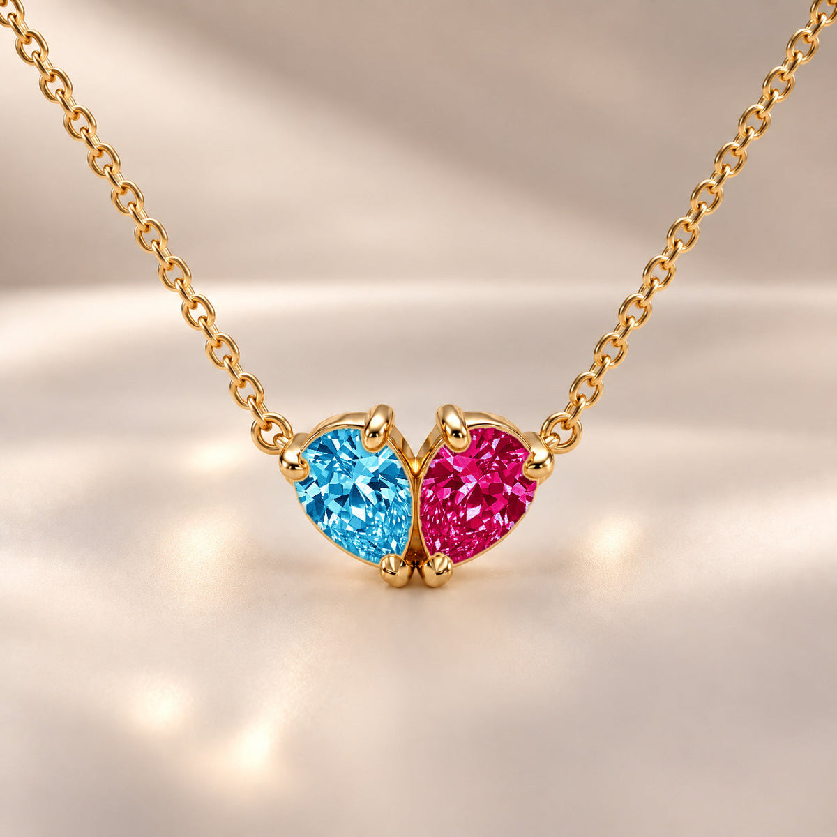 Demi Heart Necklace - Gold Finish