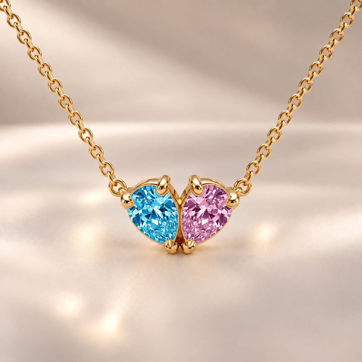 Demi Heart Necklace - Gold Finish