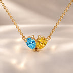 Demi Heart Necklace - Gold Finish