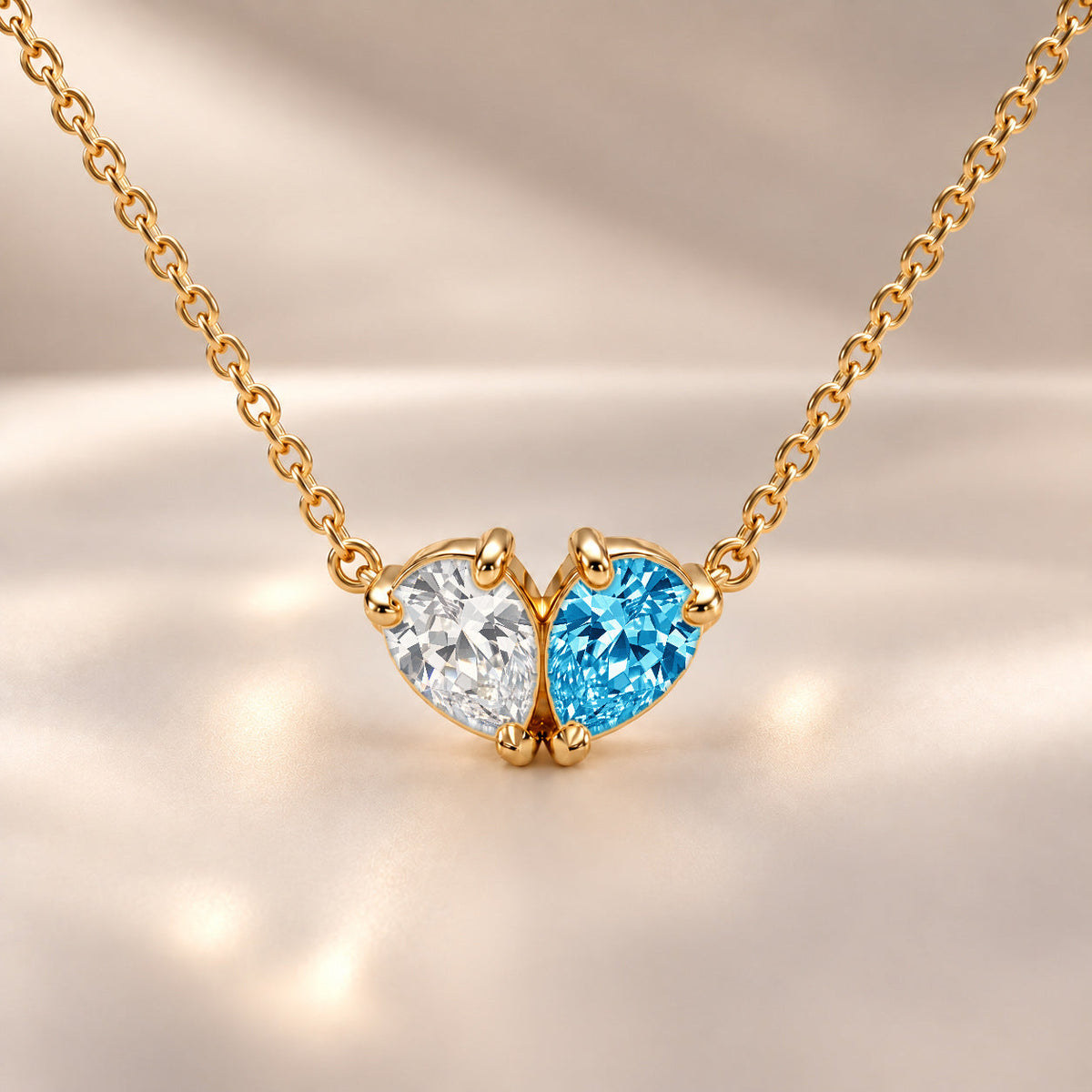 Demi Heart Necklace - Gold Finish