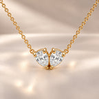 Demi Heart Necklace - Gold Finish
