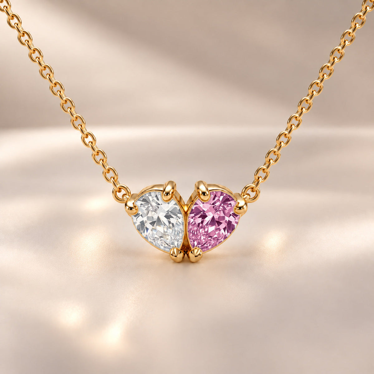 Demi Heart Necklace - Gold Finish