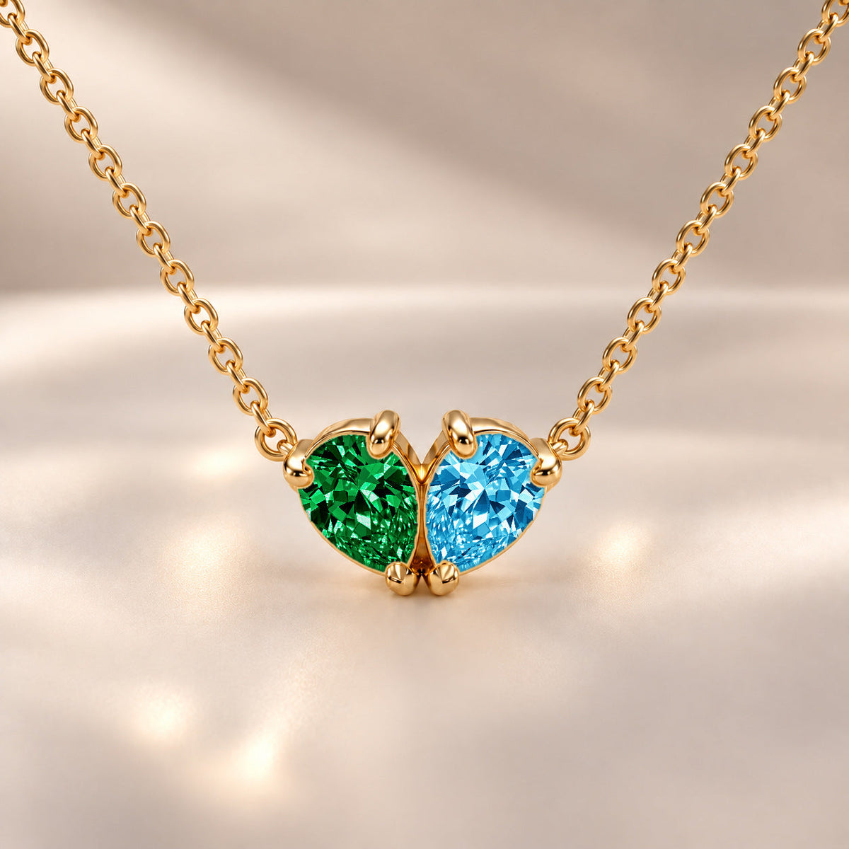 Demi Heart Necklace - Gold Finish