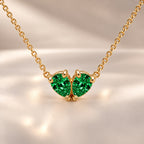 Demi Heart Necklace - Gold Finish