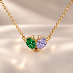 Demi Heart Necklace - Gold Finish