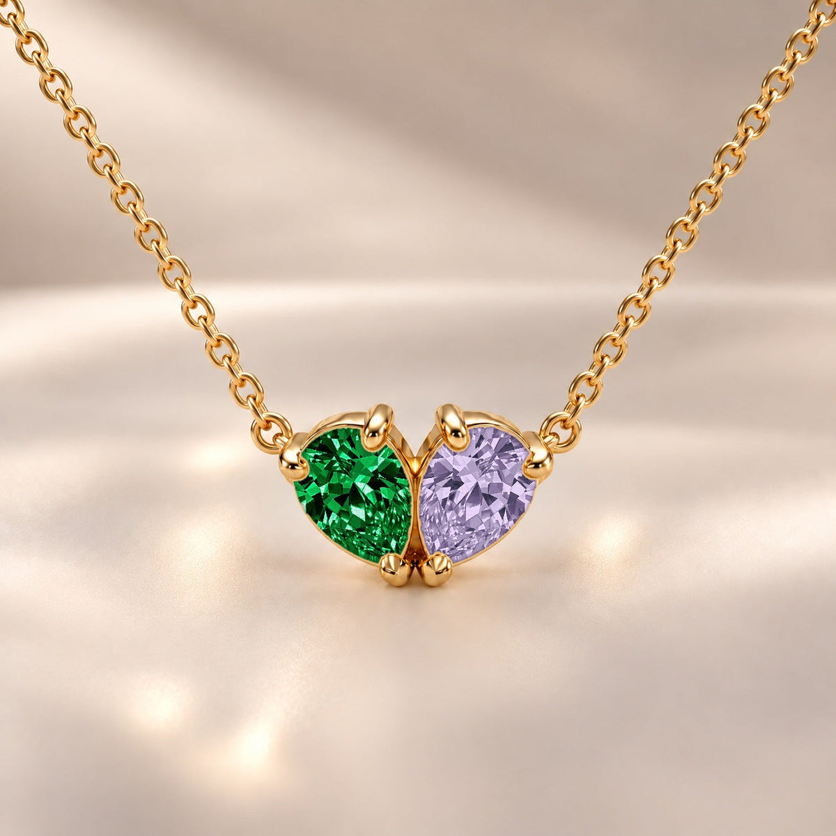 Demi Heart Necklace - Gold Finish