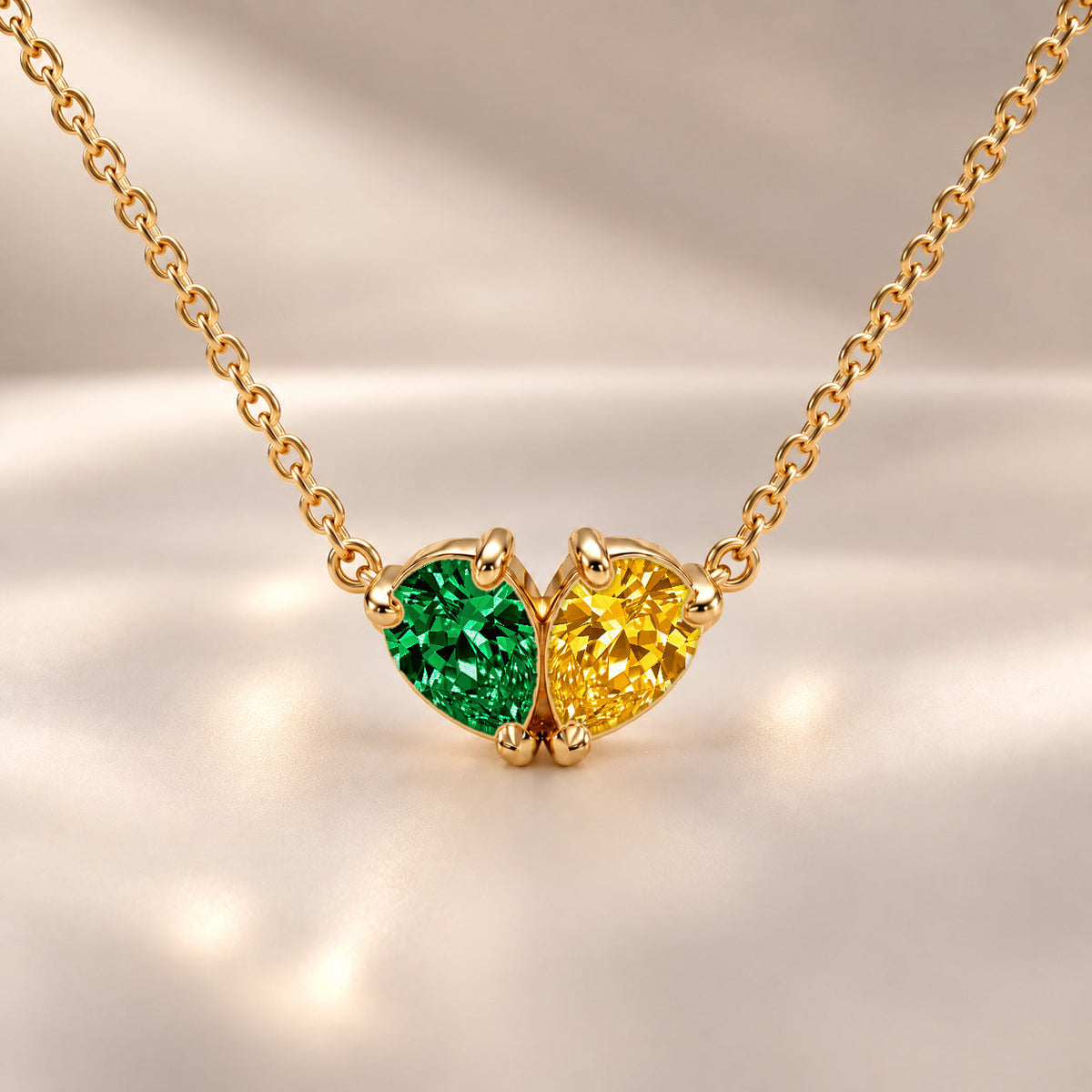 Demi Heart Necklace - Gold Finish