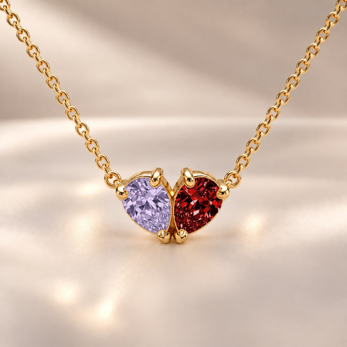 Demi Heart Necklace - Gold Finish