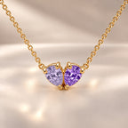Demi Heart Necklace - Gold Finish