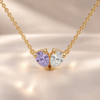 Demi Heart Necklace - Gold Finish