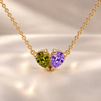 Demi Heart Necklace - Gold Finish