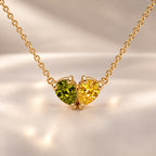 Demi Heart Necklace - Gold Finish