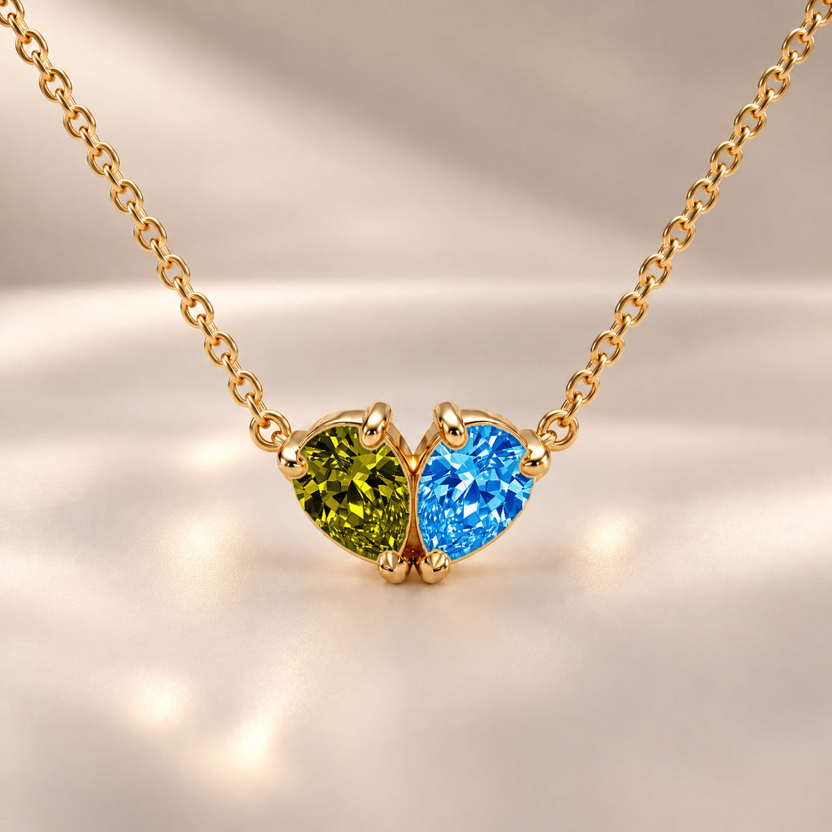 Demi Heart Necklace - Gold Finish