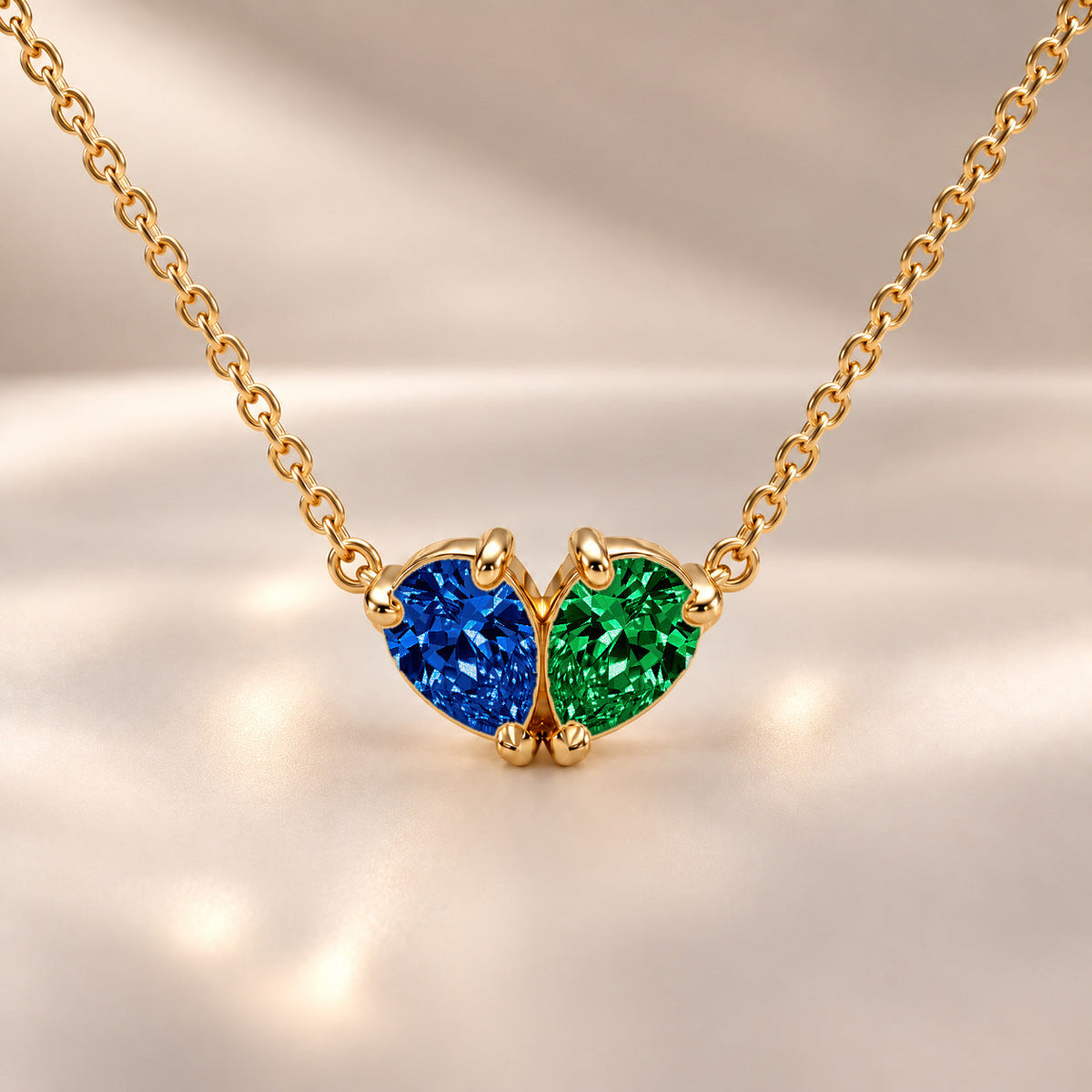 Demi Heart Necklace - Gold Finish