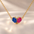 Demi Heart Necklace - Gold Finish