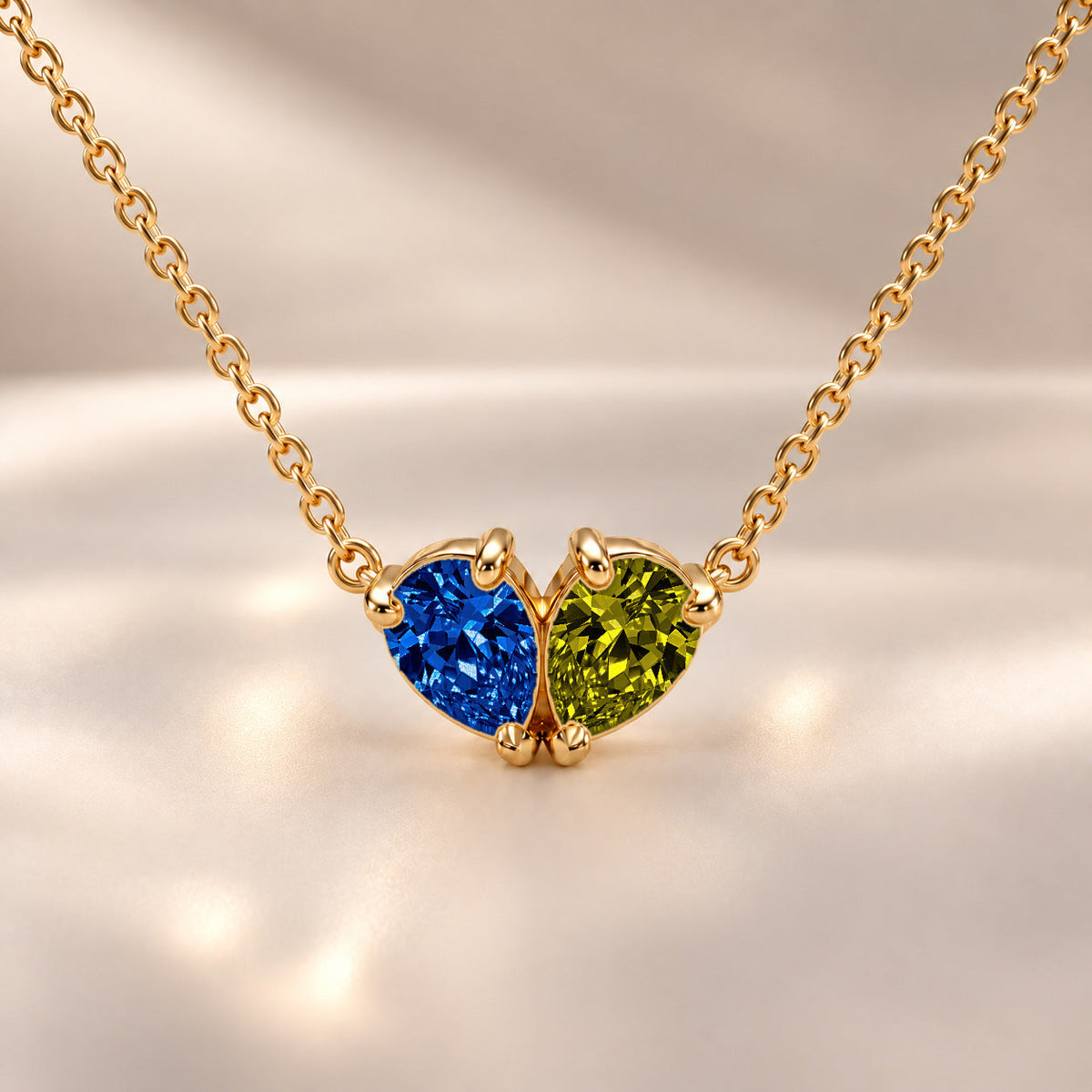 Demi Heart Necklace - Gold Finish