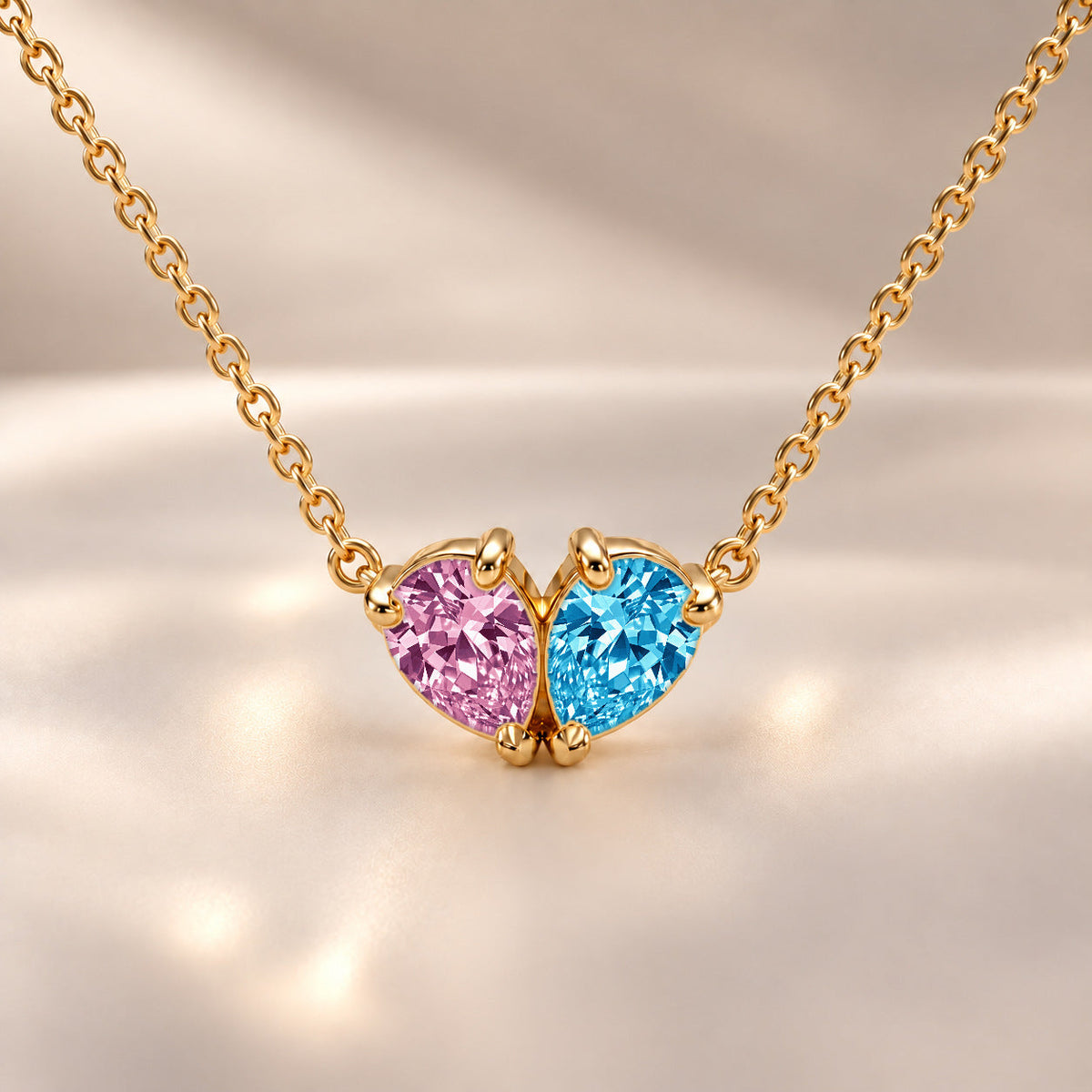 Demi Heart Necklace - Gold Finish