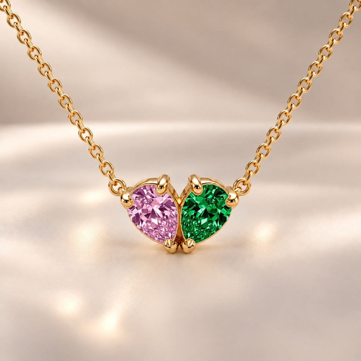 Demi Heart Necklace - Gold Finish