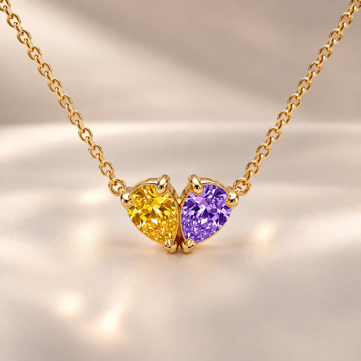 Demi Heart Necklace - Gold Finish