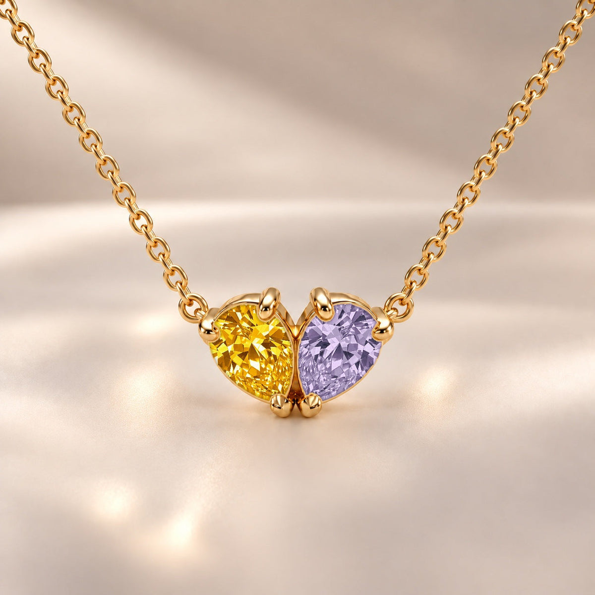 Demi Heart Necklace - Gold Finish