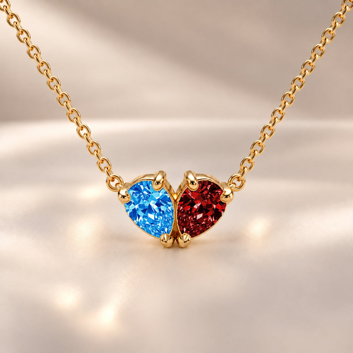Demi Heart Necklace - Gold Finish