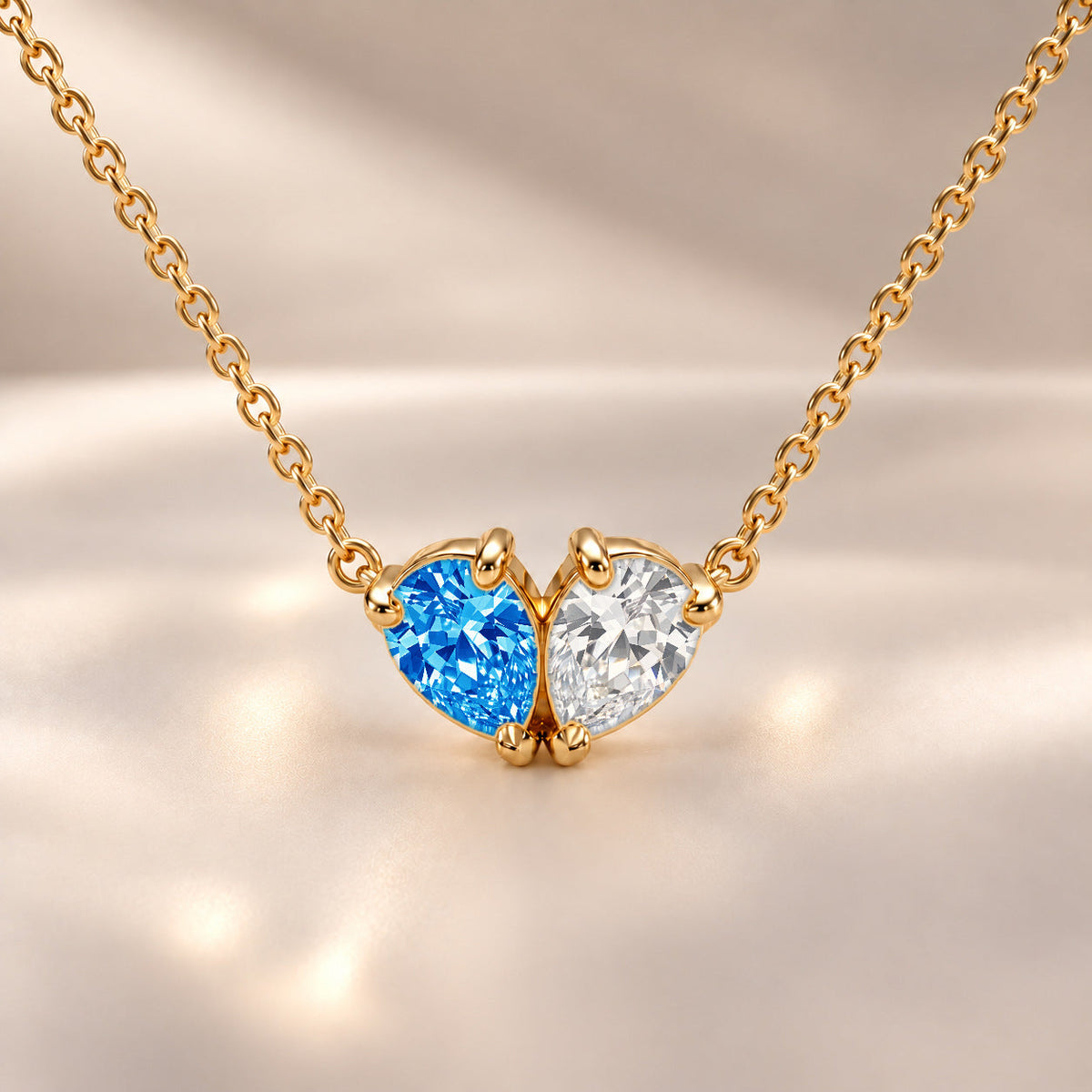 Demi Heart Necklace - Gold Finish