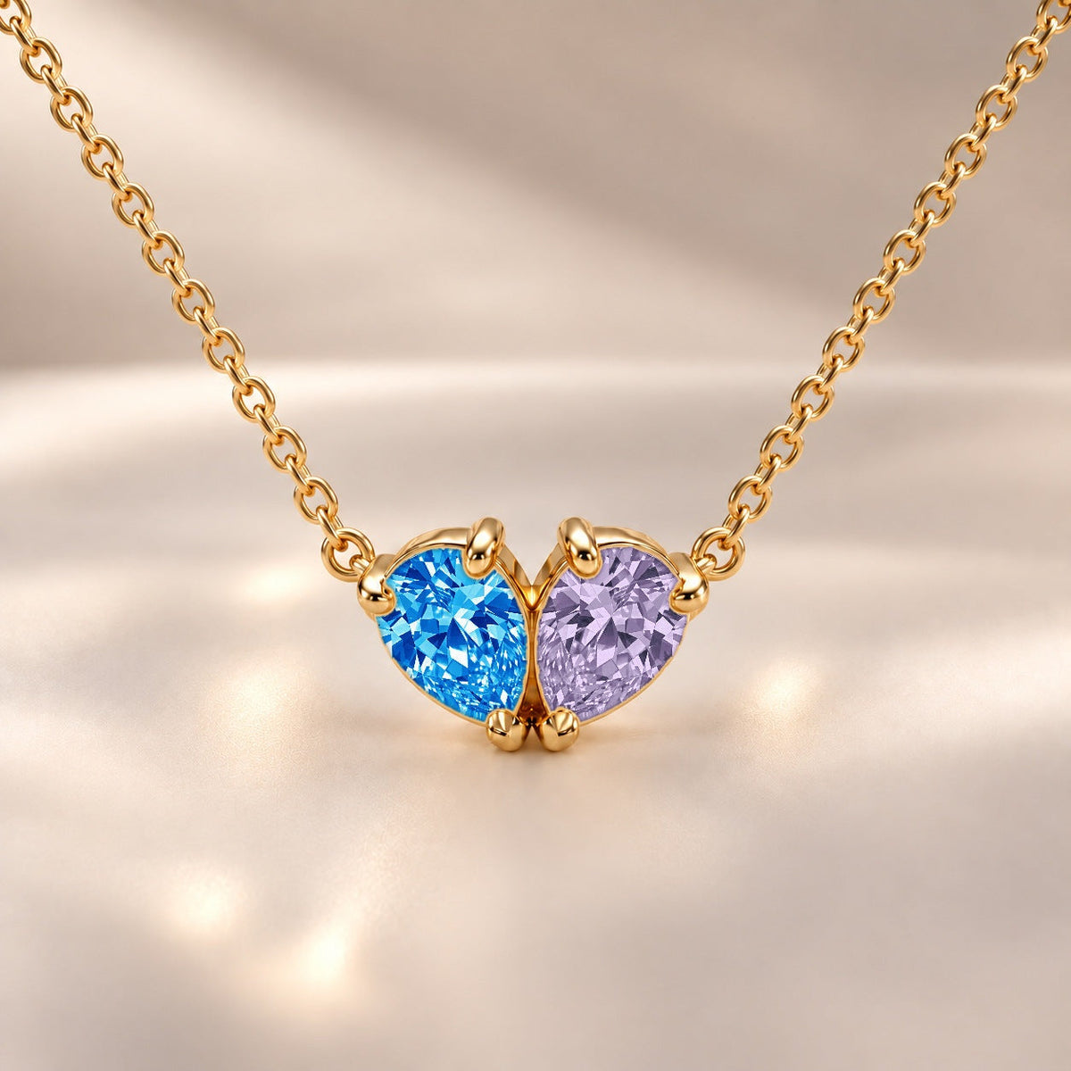 Demi Heart Necklace - Gold Finish