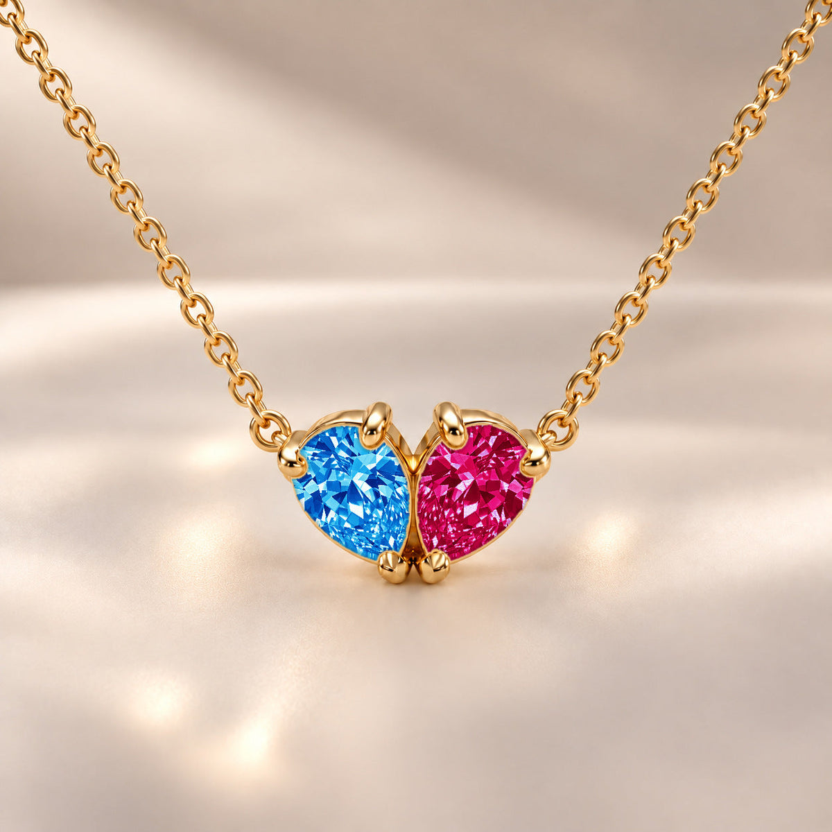 Demi Heart Necklace - Gold Finish
