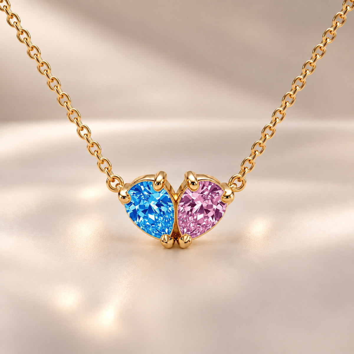 Demi Heart Necklace - Gold Finish